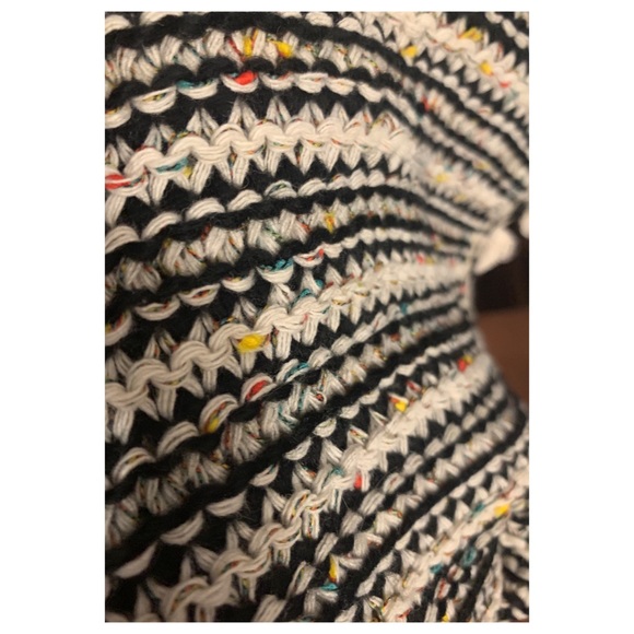 New! Cuff Sleeve Cozy Open Fringe Cardigan Sweater - Picture 4 of 5